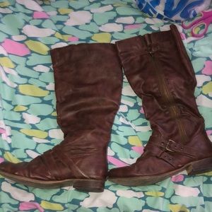 Carlos Santana size 11 riding boots